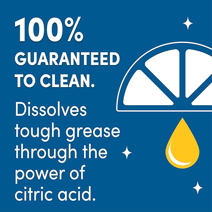 Lemi Shine Natural Dishwasher Detergent Pods + Dishwasher Cleaner 1 ct | All-In-One Powder & Gel Pods with Powerful Citric Acid | Eco Friendly Dish Wash Cleaning Supplies - 65 Count