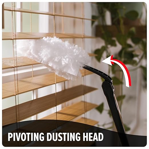 Dirt Devil Telescoping Extended Reach Duster, Hand Duster for Multi-Surface Cleaning, Includes Replacement Disposable Heads, Dusters for Home Use