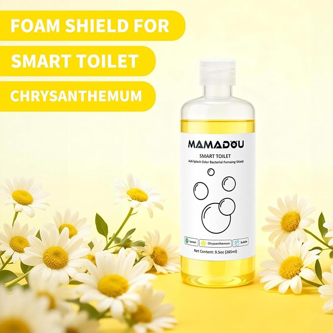 MAMADOU 285ml Smart Toilet Foaming Agent Splash Proof Special Foam Toilet Bowl Cleaner Shield Cleaning Liquid Stain-Resistant For Fresh Bathroom Chrysanthemum