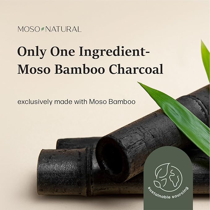 Moso Natural Air Purifying Bag 300g (10.58oz) Premium Bamboo Charcoal Odor Absorber for Home & Pet | Closet Odor Eliminator & Small Room Deodorizer | Charcoal Bags Last 2 Years | Unscented (3 Pack)