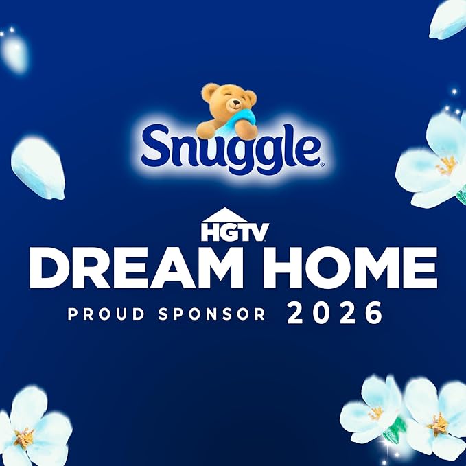 Snuggle Fabric Softener Dryer Sheets, Blue Sparkle Cuddle-Up Fresh, 230 Ct, Long-Lasting Fresh & Clean Scent, Softens Fabric, Reduces Static, Fights Wrinkles, Helps Repel Lint & Pet Hair, HE Safe