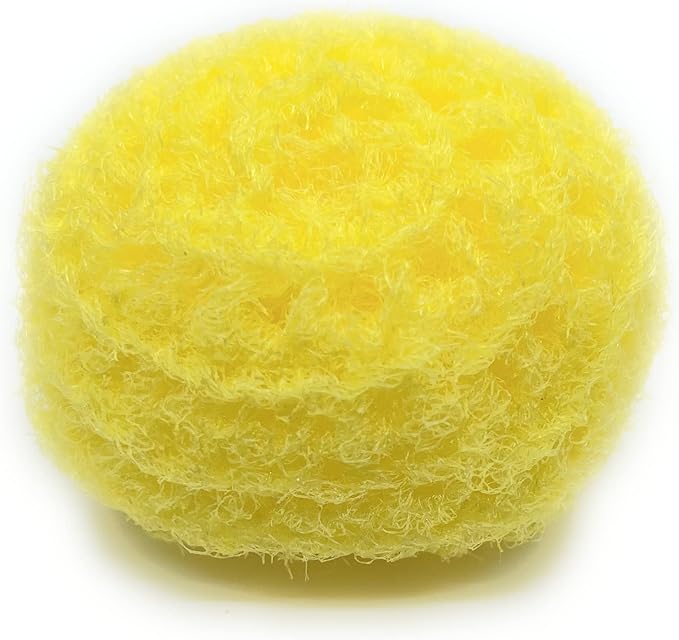 Set of 3 Nylon Net Dish Scrubbies (Yellow)
