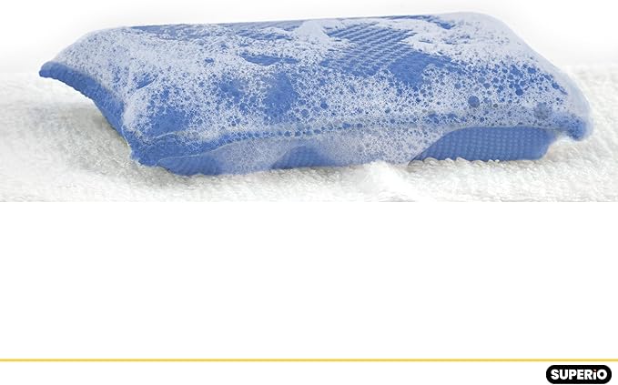 Microfiber Sponges for Dishes Kitchen Sponges Non-Scratch Sponge Dish Scrubber Heavy Duty Household Cleaning Sponges Multi-Purpose Cleaning Supplies Dish Sponge Kitchen Sponges Pack of 1