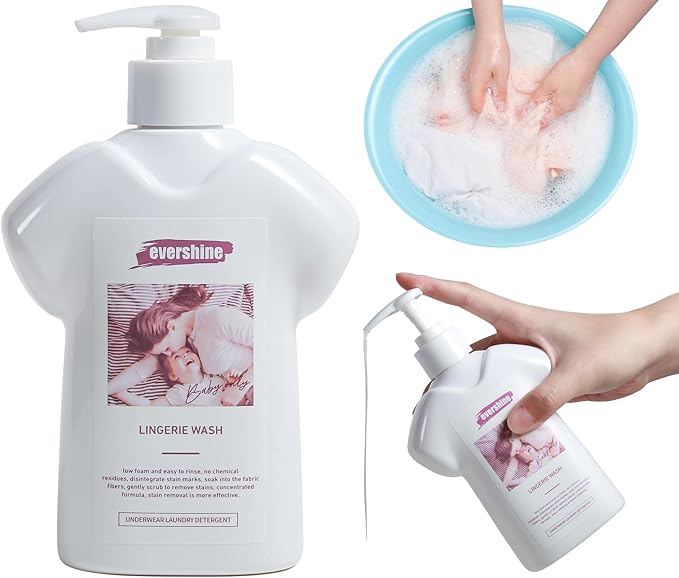 Lingerie Detergent - Double Concentrated, Lady Scented, Delicate Underwear Cleaning Liquid - 10.14 Fl Oz (1, Vanilla)