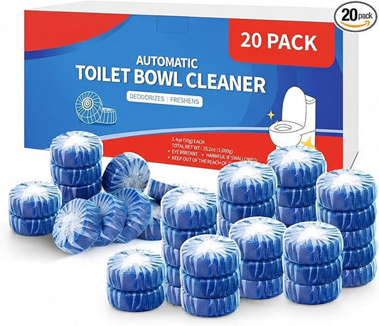 Mirly Automatic Toilet Bowl Cleaner Tablets, Pack of 20 Keep Your Bathroom clean and Smelling good