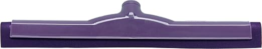 SPARTA 4156768 Plastic Double Foam Squeegee, Commercial Squeegee With Durable Contruction For Cleaning, Commercial, Residential, 18 Inches, Purple