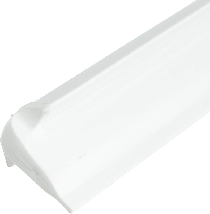 SPARTA 20" Floor Squeegee Replacement Head, Seamless Rubber with Rust-Free Plastic Frame for HACCP Compliance, Heavy-Duty Industrial Use, Thermoplastic Rubber, 19.75 Inches, White (Pack of 6)