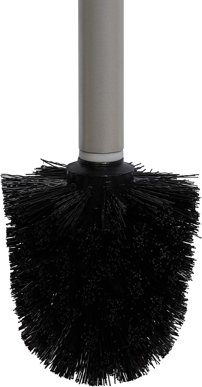 Zenna Home Nickel Smart Accessories NeverRust Rustproof Easy Clean Toilet Bowl Brush Holder (EBH1ALBNL)