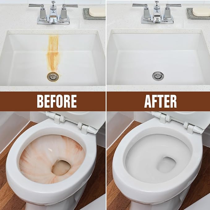 Rust-Oleum Whink Rust Stain Remover | Heavy-Duty Iron Stain Remover For White Toilets & Sinks, Colorfast Fabric & Carpets | 32 oz | 6 Pack