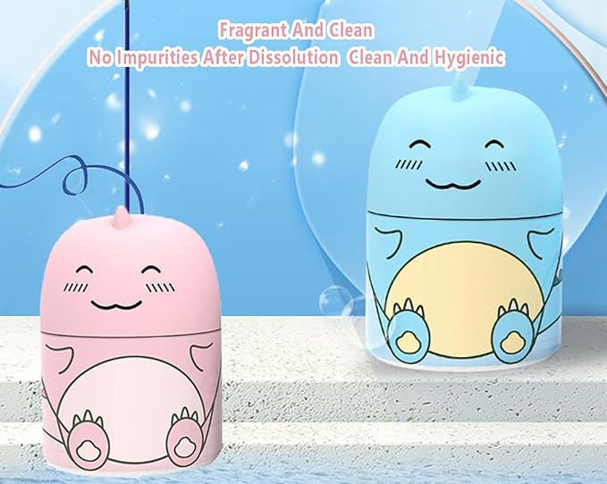 Toilet Bowl Cleaner Bottle Krazy Klean Pro Toilet Cleaning Tank Cleaner Pink Cute Dinosaur The Works Tank Bowl Cleaner Easy to Use Leaving Looking Fresh-Peach Scent