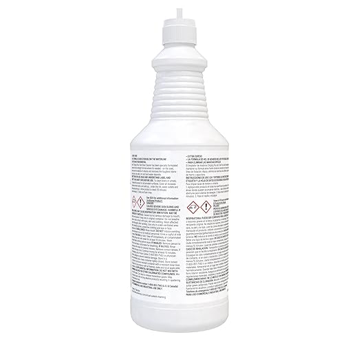 CREW Diversey 9302467 Clinging Plus Toilet Bowl Cleaner, Commercial Restroom Cleaner, Liquid, Hydrochloric Acid Formula, Citrus Scent, 32-Ounce