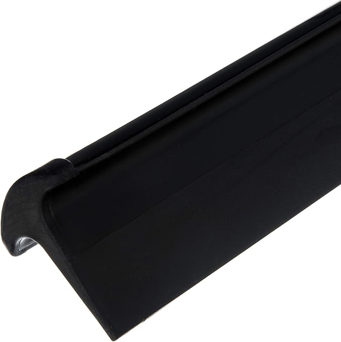 SPARTA 3656803 Plastic Floor Squeegee, Shower Squeegee, Heavy Duty Squeegee With Rubber Blade For Windows, Glass, Shower Doors, Floors, Windshields, 24 Inches, Black, (Pack of 6)