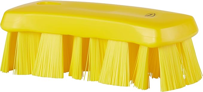 Vikan 38916 UST 6.9" Hand Brush - Stiff, Yellow