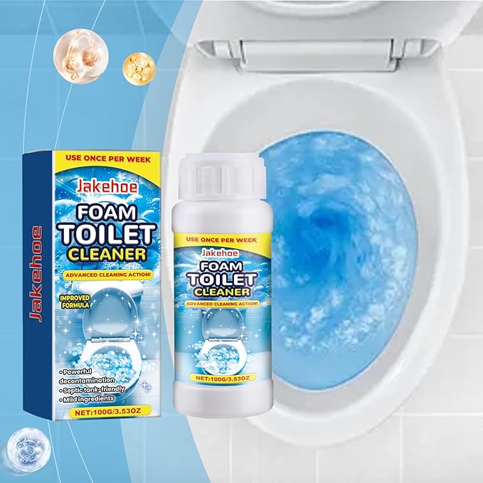 Foam Toilet Cleaner, Advanced Cleaning Action, Weekly Use；Toilet Bowl Cleaner; Toilet Bowl Powerful Cleaner-2Pack