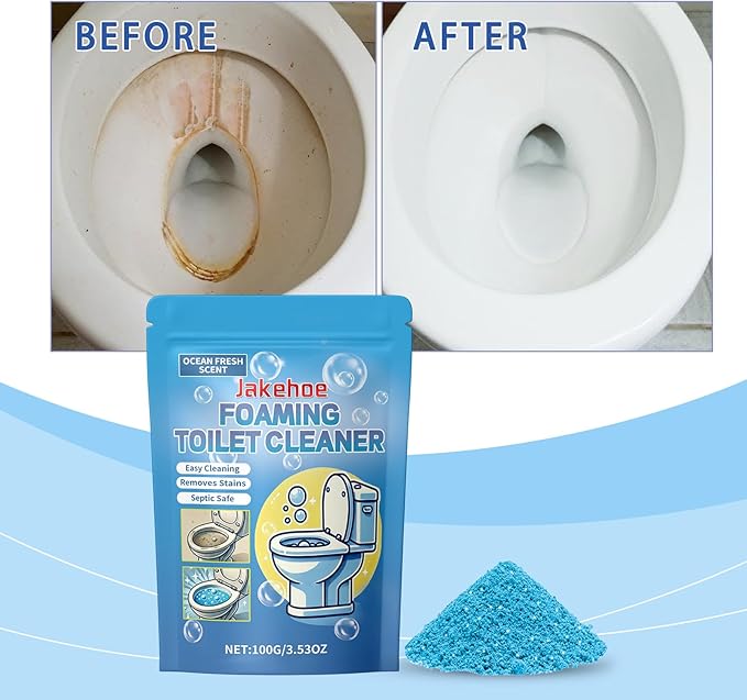 Foaming Toilet Cleaner, Ocean Fresh Scent, 3.53 oz, Easy Cleaning, Septic Safe