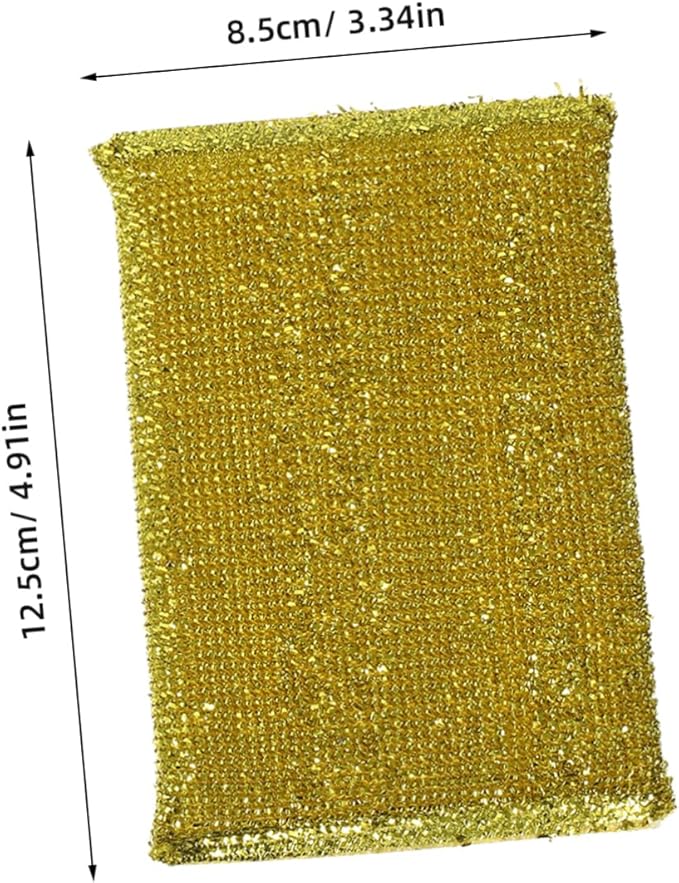24pcs Glitter Dishwashing Sponge Pad Set Non-Scratch Kitchen Cleaning Scrub Pads for Home Use for Scouring Dishes and Pots
