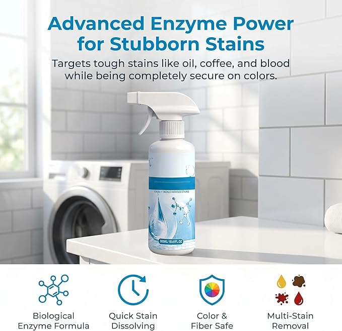 Clothing Emulsifier, 2026 Upgrade Non Ionic Emulsifier Clothing Cleaner No Damage Fabric Spot, Multi-Purpose Stain Remover (1Pcs)