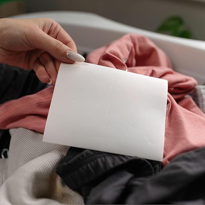 Dr. Talbot's Eco Laundry Detergent Sheets – Fresh Scent, Plant-Based, Biodegradable, No Harsh Additives, Dissolvable for Standard & HE Machines, 50 Sheets (Up to 100 Loads), Travel & Eco-Friendly