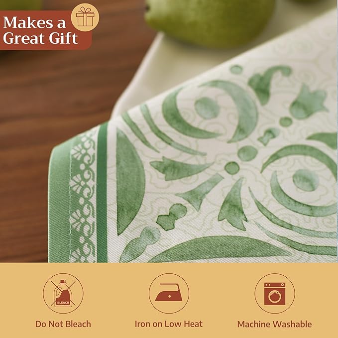 Maison d' Hermine Cloth Napkins Set of 4 100% Cotton Everyday Reusable Square Napkins Cloth Washable, Dinner, Party, Wedding, Restaurant, Spring/Summer (Jardin Du Roy, 20" x 20")