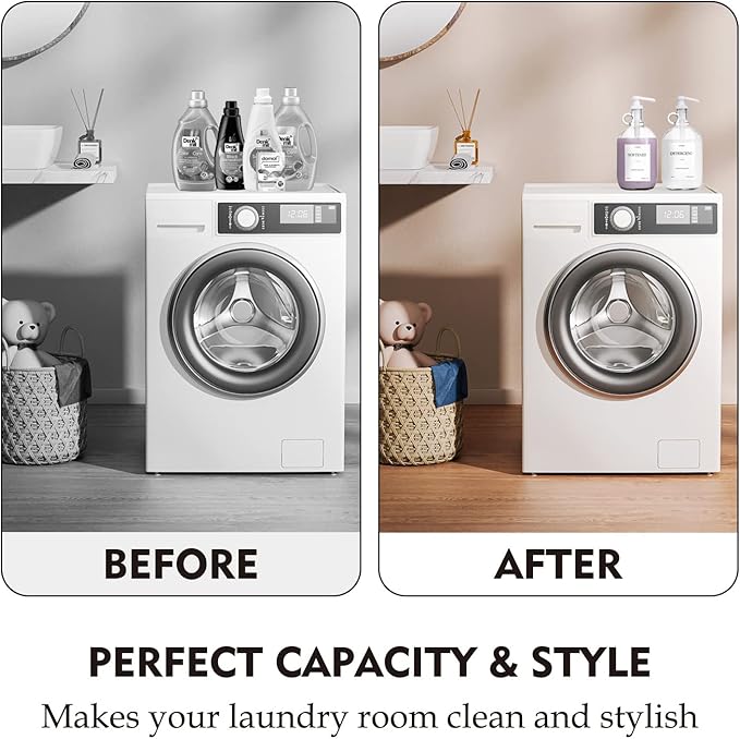 3 Pcs Glass Laundry Detergent Dispenser, Half Gallon Liquid Laundry Soap Dispenser for Laundry Room (64 oz. Each), Laundry Detergent Bottles with Pump Dispenser -Includes Labels, Funnel, Measuring Cup