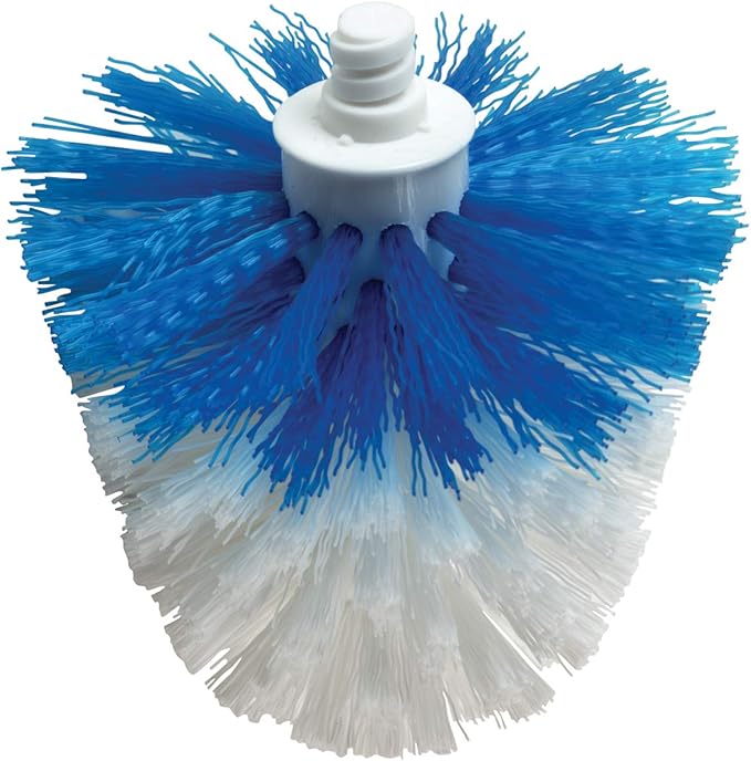 OXO Good Grips Set Toilet Brush & Plunger Combo, White & Good Grips Toilet Brush Replacement Head