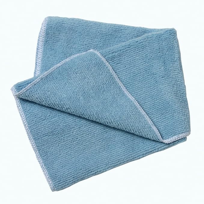 Trimaco Blue Microfiber Wipers, 14-inch x 14-inch, 8 pack