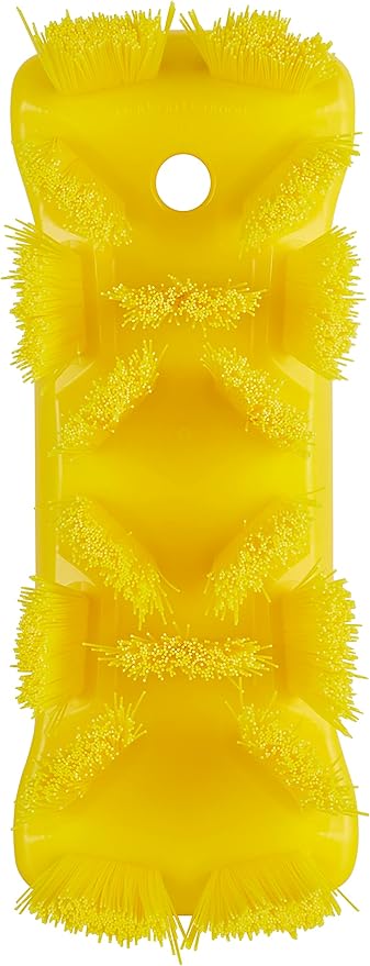 Vikan 38916 UST 6.9" Hand Brush - Stiff, Yellow