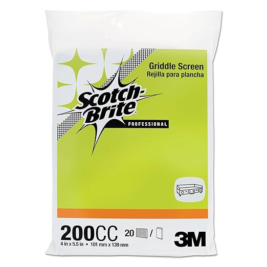 3M Scotch-Brite - 48011205071 Griddle Screen 200CC, 4 in x 5.5 in