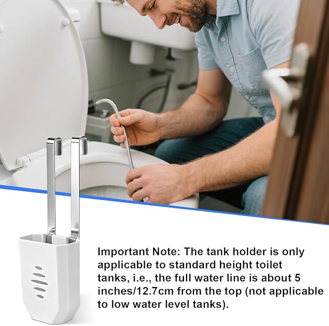 2pcs Toilet Tank Tablet Holder, 3.46x2.76in/8.8x7cm Toilet Tank Tablet Bracket Hanging Bowl Carrier for Bathroom Use