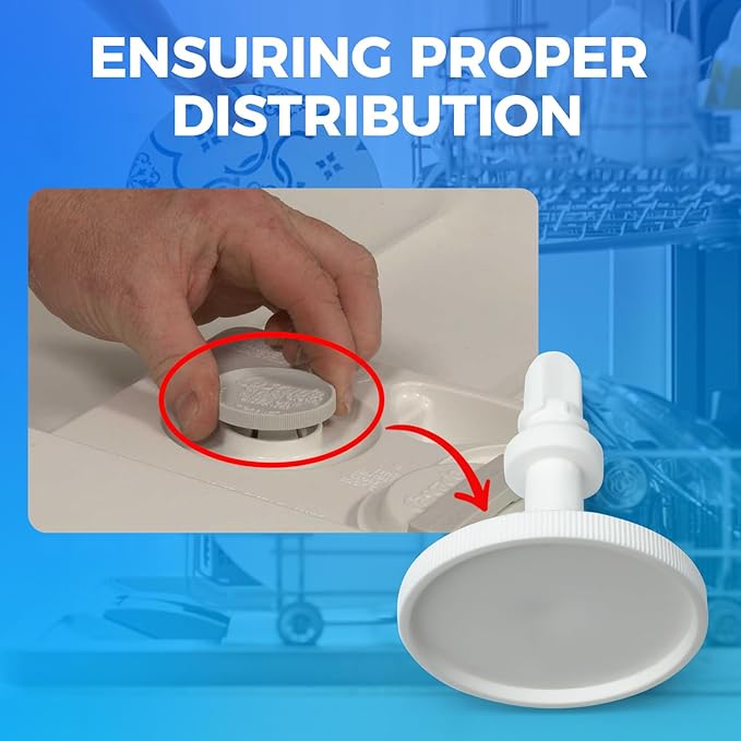 WD12X10284 Rinse Aid Fill Cap for GE Hotpoint JC Penney Kenmore and Montgomery Ward Dishwashers Rinse Aid Dispenser Cap WD12X24238 Fill Cap Assembly Replaces WD12X409 WD12X10024 1472897