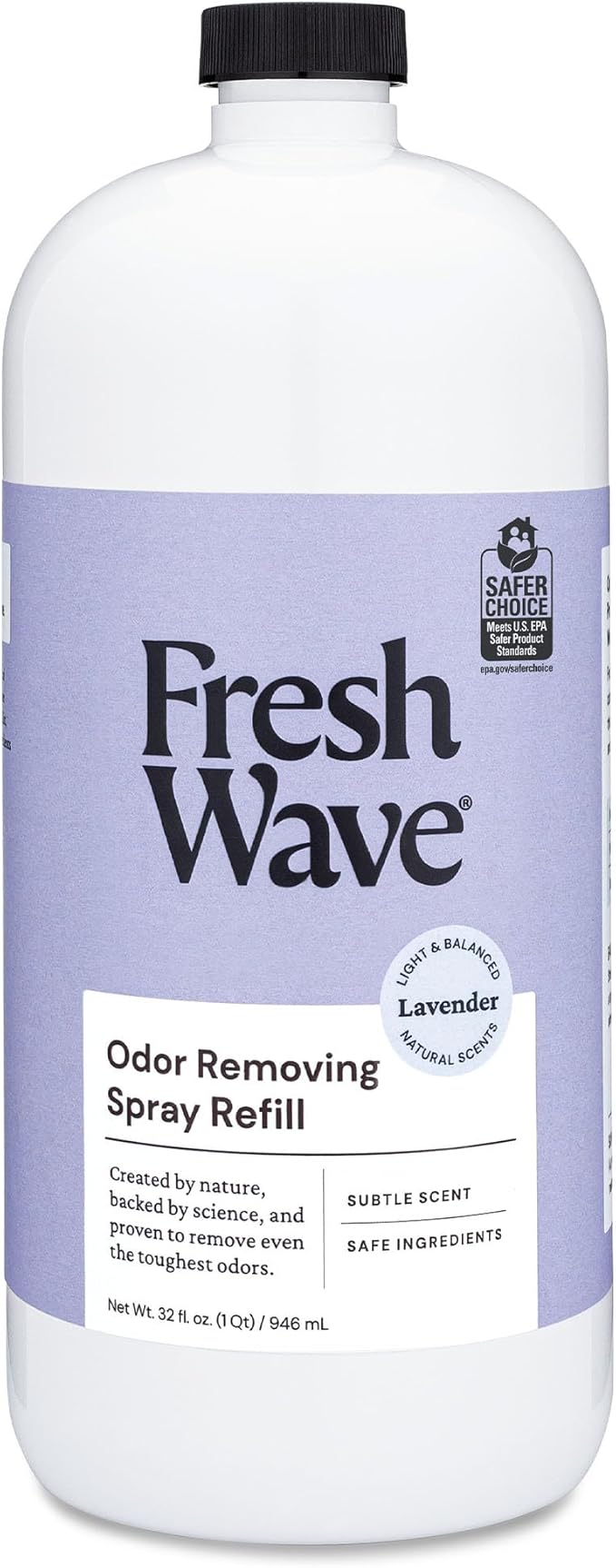 Fresh Wave Lavender Scent Odor Eliminator Spray & Air Freshener Refill, 32 fl. oz.