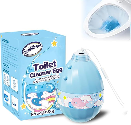 Automatic Toilet Bowl Cleaner,Household Cleaning Solution,Toilet cleaner with hanging cord,Natural Long Lasting Toilet Cleaner for Hard Water Stains & Rings (1, 200g)