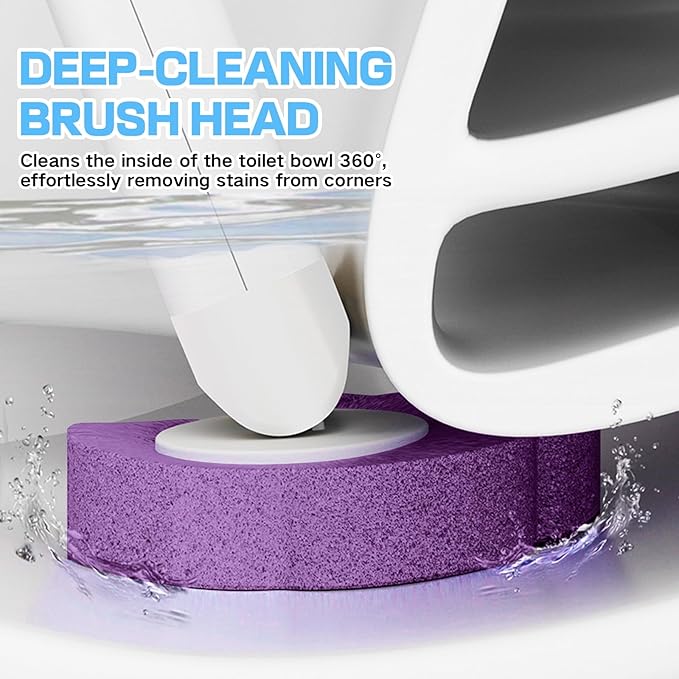 39 Pcs Toilet Deep Cleaning Set - Wall-Mounted Disposable Toilet Bowl Cleaner Wand with 18 Toilet Brush Refill Heads, 10 Pcs Crevice Cleaning Brushes, 10 Pcs Nitrile Gloves & 1 Pc Toilet Seat Lifter