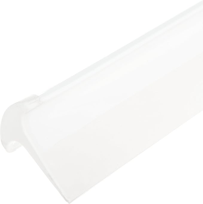 SPARTA 24" Floor Squeegee Replacement Head, Seamless Rubber with Rust-Free Plastic Frame for HACCP Compliance, Heavy-Duty Industrial Use, Thermoplastic Rubber, 24 Inches, White