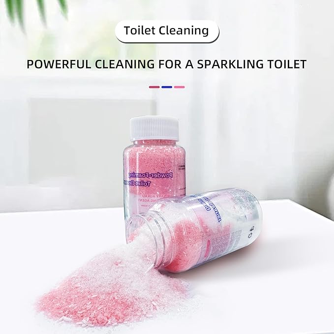 Toilet Cleaner, 17.64oz Toilet Bowl Cleaners Powder, Bathroom Cleaner for Urinals, Washbasins, Tile Walls