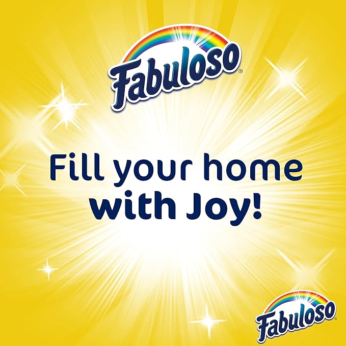 Fabuloso Multi-Purpose Cleaner and Floor Cleaner, 2X Concentrated Formula, Long-Lasting Freshness, Spring Fresh Scent, 56 oz (Pack of 2)