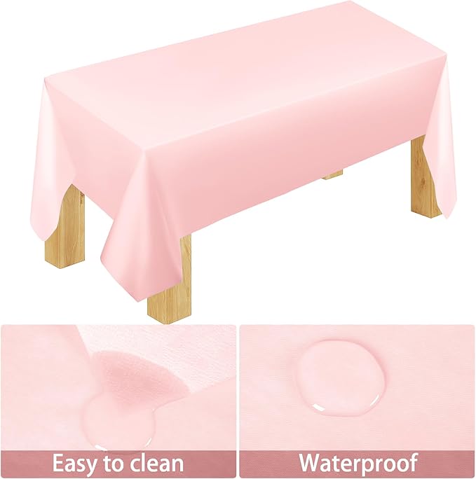229PCS Pink Party Supplies Set Paper Disposable Plates Cups Plastic Spoons Forks Knives Pink Napkins for 30 Guests Disposable Party Dinnerware Sets for Wedding Birthday Parties