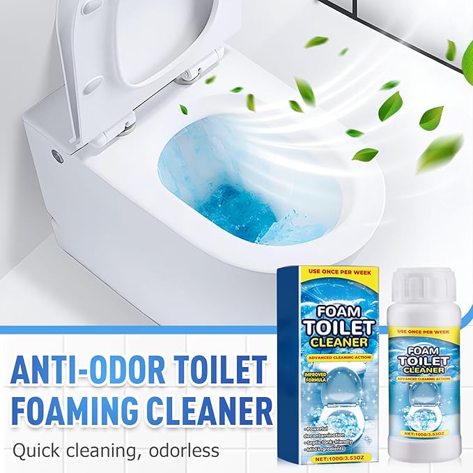 New Foam Toilet Cleaner, Powerful Toilet Bowl Cleaner, Advanced Bathroom Cleaner for Home, Powerful Instant Bowl Cleaners for Toilets Squatting Pans (1)