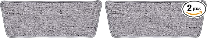 Rejuvenate Click N Clean Microfiber Restoring Pad Refill, For Multi-Surface Spray Mop, Machine Washable (Pack of 2)