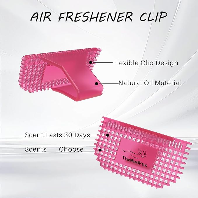 12 Pack Toilet Bowl Freshener Clip, Eco Bowl Clip Air Freshener for Bathroom, Odor Eliminator with Natural Melon Fragrance Oils, Long Lasting Up to 30 Days, Discreet Clip for Toilet Rim