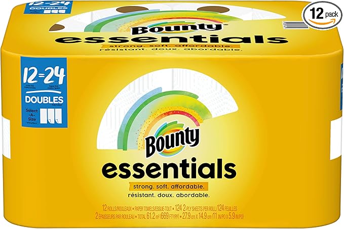 Bounty Paper Towels, 12 Pack