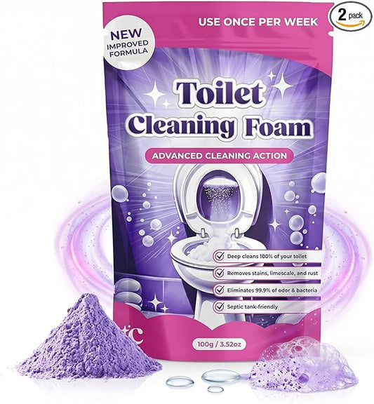 Fizz Clean Toilet Bowl Cleaner, Insta-Action Fizzclean Foam for Sparkling Clean Toilet with Zero Effort, for Busy Families and Homeowners Looking Deep Cleaning (2)