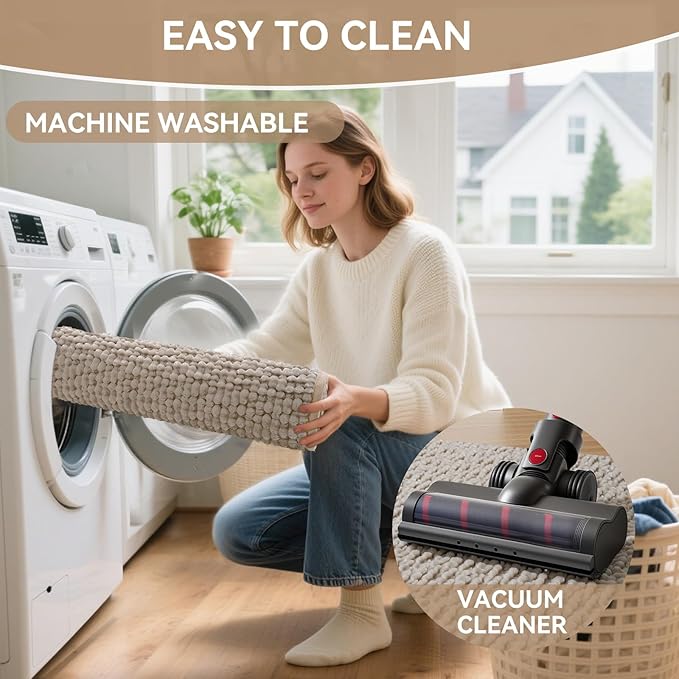 Bathroom Rugs Mat 20x32, Extra Soft Absorbent Chenille Bath Rug, Non Slip PVC Backing Washable Quick Dry Bath Mats for Bathroom Fit Under Door, Tub, Shower, Sink, Home Decor Accessories Brown