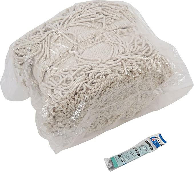 Boardwalk Flash Forty Disposable Dustmop, Cotton, 5", Natural