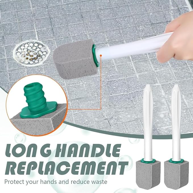 10 Pcs Pumice Stone Toilet Bowl Cleaner Toilet Pumice Stone with Long Handle Toilet Brush for Pool Bathtubs Kitchen Sink