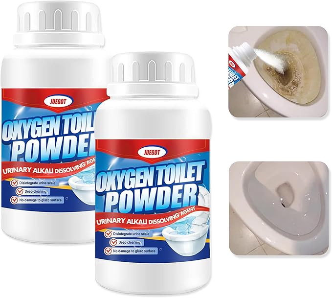 Toilet Bowl Cleaners, Toilet Cleaning, Bathroom Cleaner for Urinals, Washbasins, Tile Walls, 2pcs