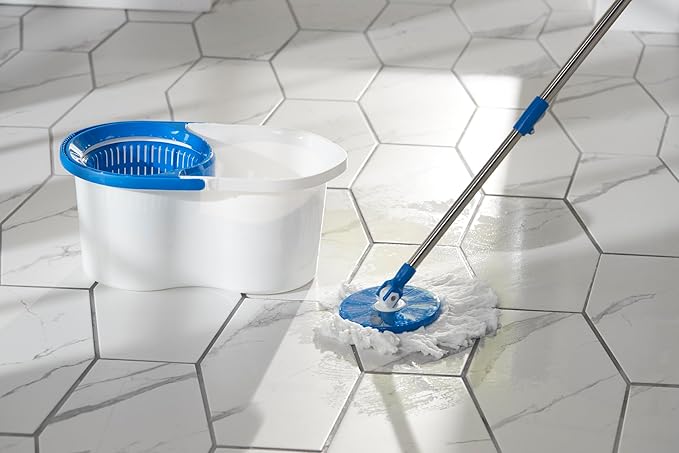 Clorox Spin Dry Mop Machine-Washable Refill Head, One Refill, White