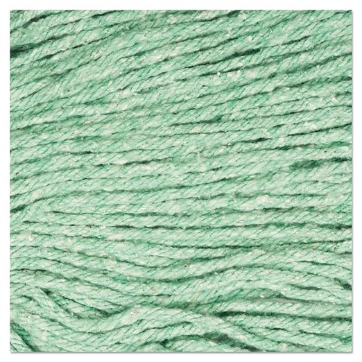 Boardwalk 503GNEA Super Loop Wet Mop Head, Cotton/Synthetic, Large Size, Green