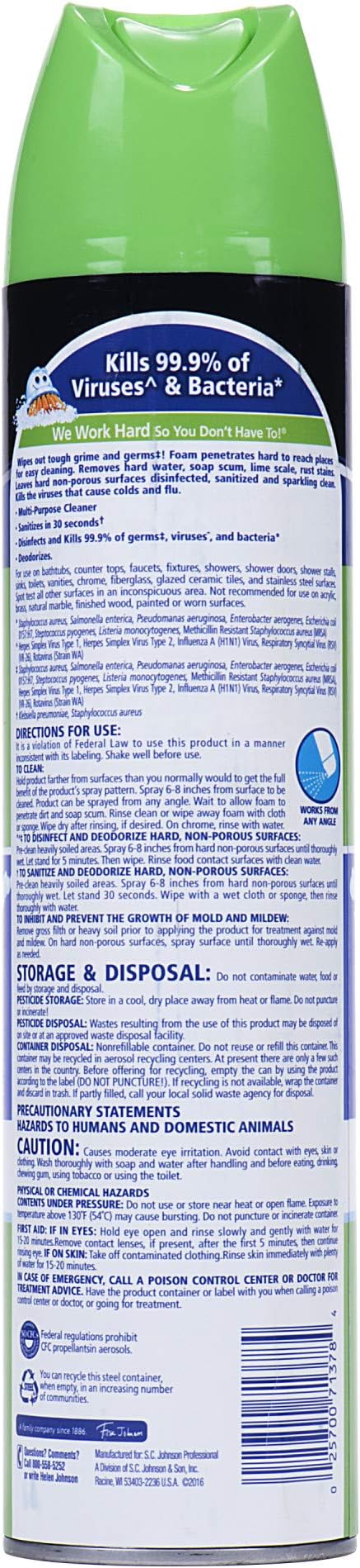 Scrubbing Bubbles Professional Disinfectant Restroom Cleaner, 25 Oz (Pack of 12)