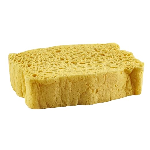 Get - BIOSPG12 French Pop Up Kitchen/Dish Sponge (Pack of 12), Tan , 4" x 3" x 1"
